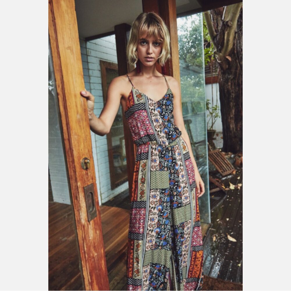 Jaase Crystal WIld Oasis Jumpsuit